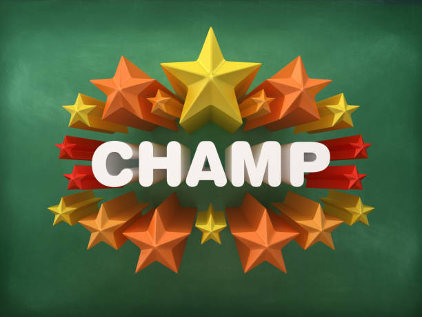 istock 3D Stars with CHAMP Word 2161720206