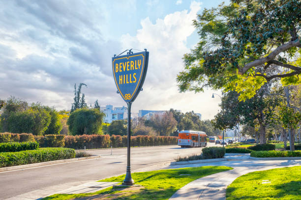 Beverly Hills Sign stock photo