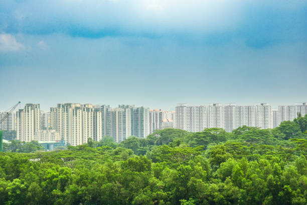 istock Urban housing and greenery in Singapore 2161740363