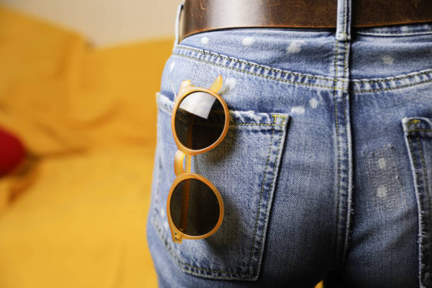 istock Women's sunglasses in a pocket 2161749061