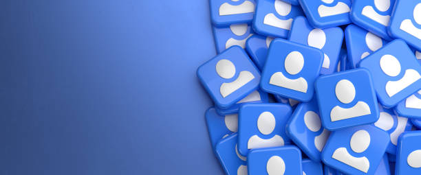 istock A person logo on a heap on a table. Concept for team,teamwork, HR. Copy space. Web banner format. 2161760388
