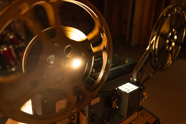 istock Old film cinema projector Reel 2161766766