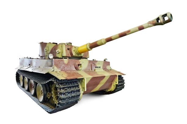 istock German heavy tank Tiger I isolated on white 2161767263