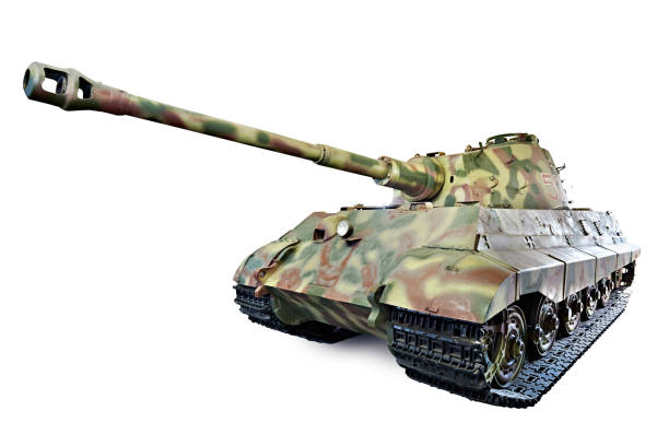 istock German heavy tank King Tiger isolated on white 2161767272