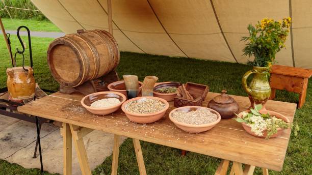 istock Medieval Grains Used For Medicines. 2161768691