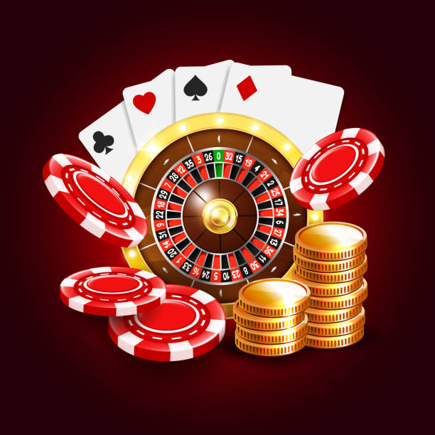 istock Casino illustration. Vector 3D elements on the theme of casinos and gambling. 2161770814