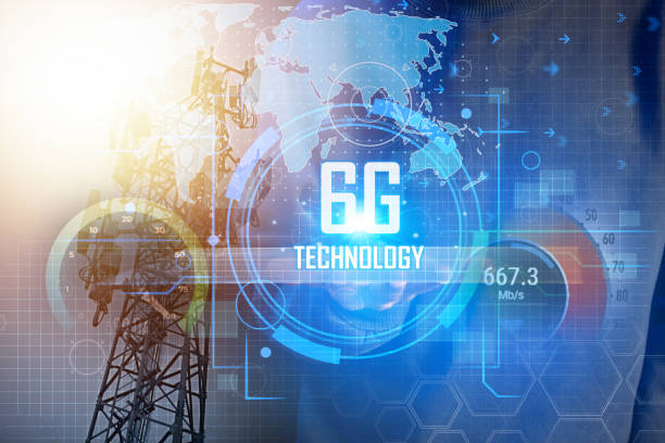 istock Digital 6G Network and Wireless Internet 6G Network Modern city with high speed internet 2161784284