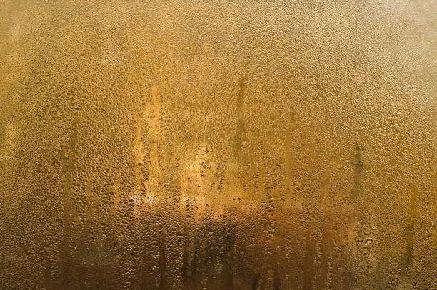 istock condensation on the glass. wet glass. 2161789566