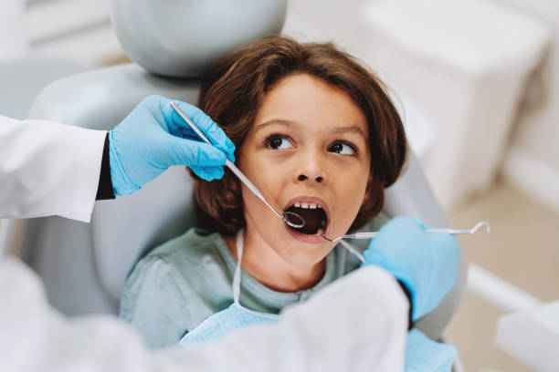 istock Child at the dental office 2161791117
