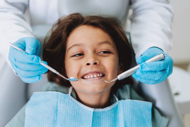 istock Child at the dental office 2161791119