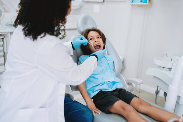 istock Child at the dental office 2161791137