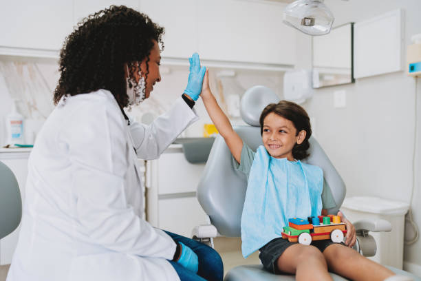 istock Child at the dental office 2161791169