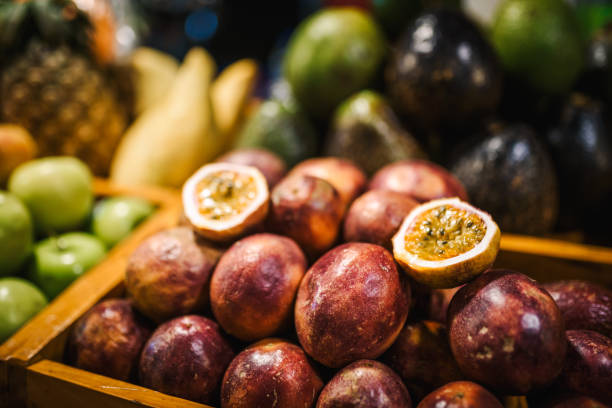 istock Fruit kiosk in Thailand - fresh fruits for smoothies 2161792249