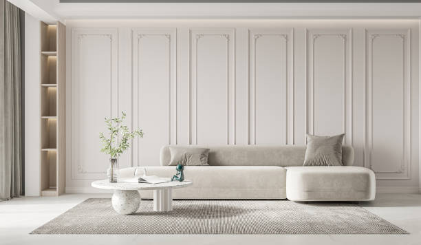 istock Modern contemporary living room interior.3d render 2161796211