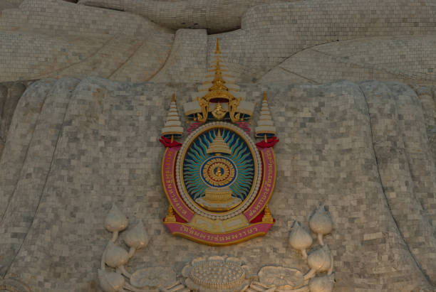 A picture of the symbol on the Phuket Big Buddha statue.