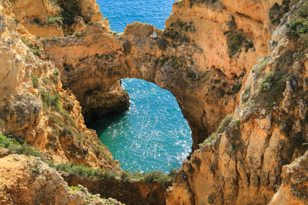 istock Natural features, cliffs and limestone formations of Ponta da Piedade 2161802825
