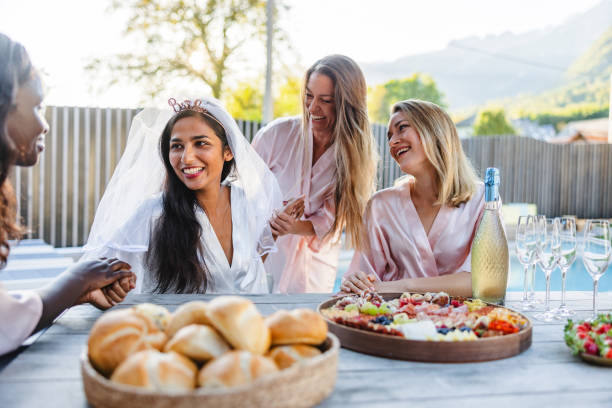 istock Bachelorette Party Celebration for Indian Bride-To-Be 2161826615