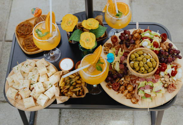 istock Aperitif with cocktails on the table. 2161826713