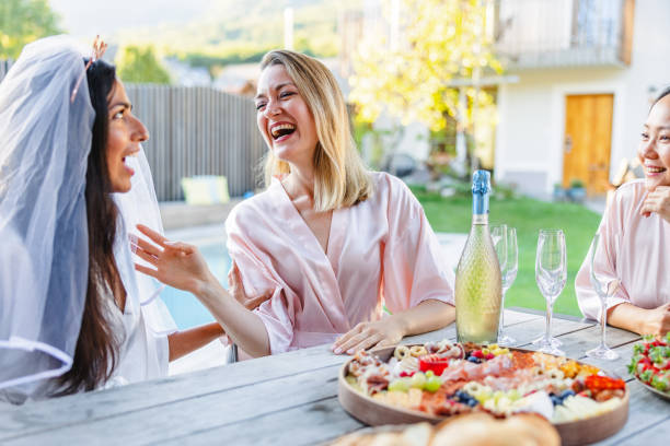 istock Bachelorette Party Celebration with Indian Bride 2161826733