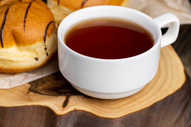 istock sweet dessert for tea with soft chocolate filling 2161827734