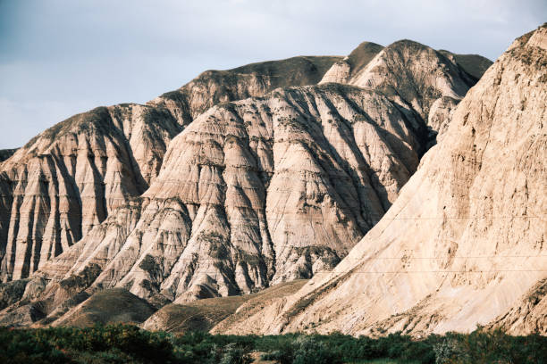 Mountain hunchbacks in morning light