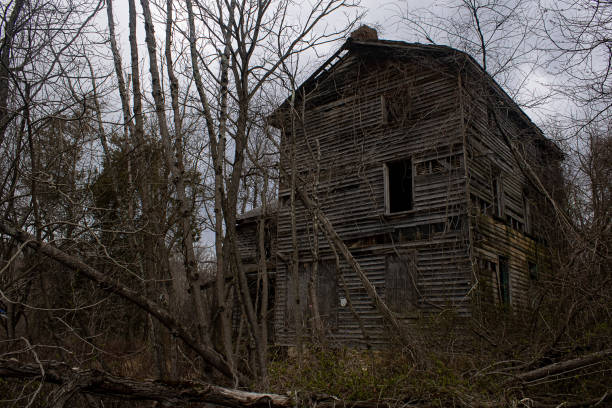 istock Abandoned creepy house 2161828326