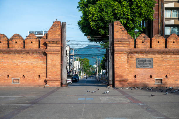Tha Phae Gate in Chiang Mai, Thailand