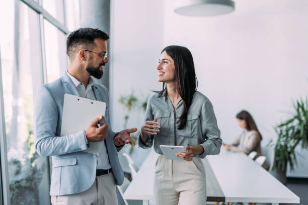 istock Business people in the office. 2161842573