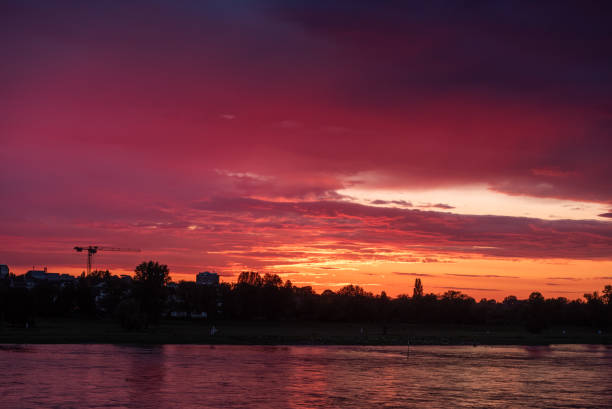 Photos was taken on 24th May 2024, Sunset Golden Hour in Düsseldorf