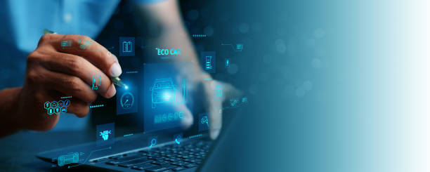 istock Industrial Engineer and AI, Artificial Intelligence concept, Manager Technical Industrial Engineer people and control robotics with monitoring system software and icon industry, Car EV technology 2161846294
