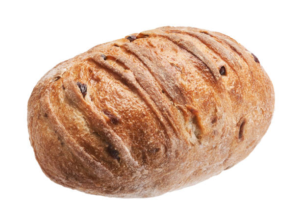 istock Wholemeal cranberry bread isolated 2161849695
