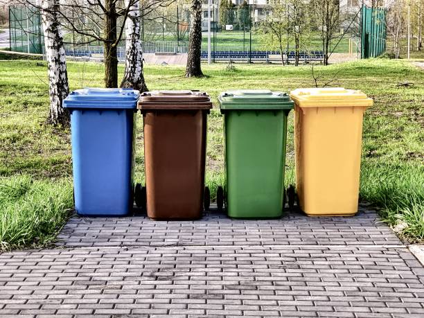 istock Colorful garbage bins outdoor 2161851276