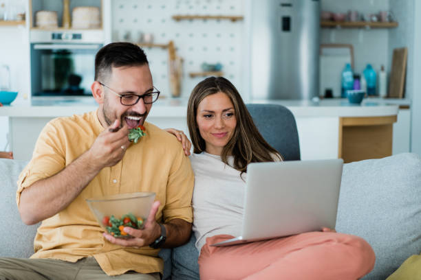 istock Couple working from home. 2161857373