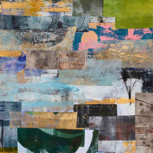 istock Modern impressionism technique. Wall poster print template. Abstract painting art. Hand drawn by dry brush of paint background texture. Oil painting style. Artistic pattern for web or graphic design. 2161858382
