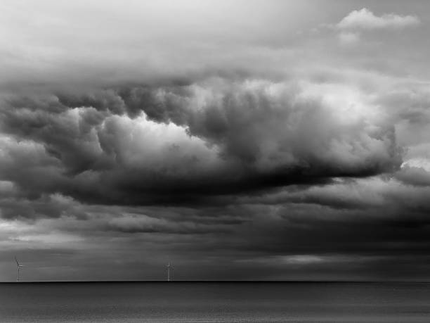 istock Dramatic cloudscape over the sea in Northumberland 2161860973