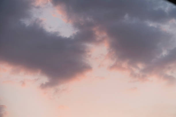 Red sky and clouds at sunset