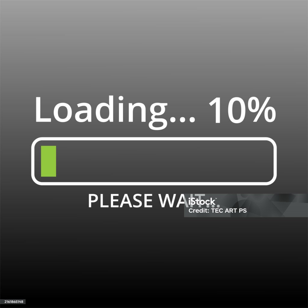 Vector Loading Progress Bar 10 Stock Illustration - Download Image Now ...