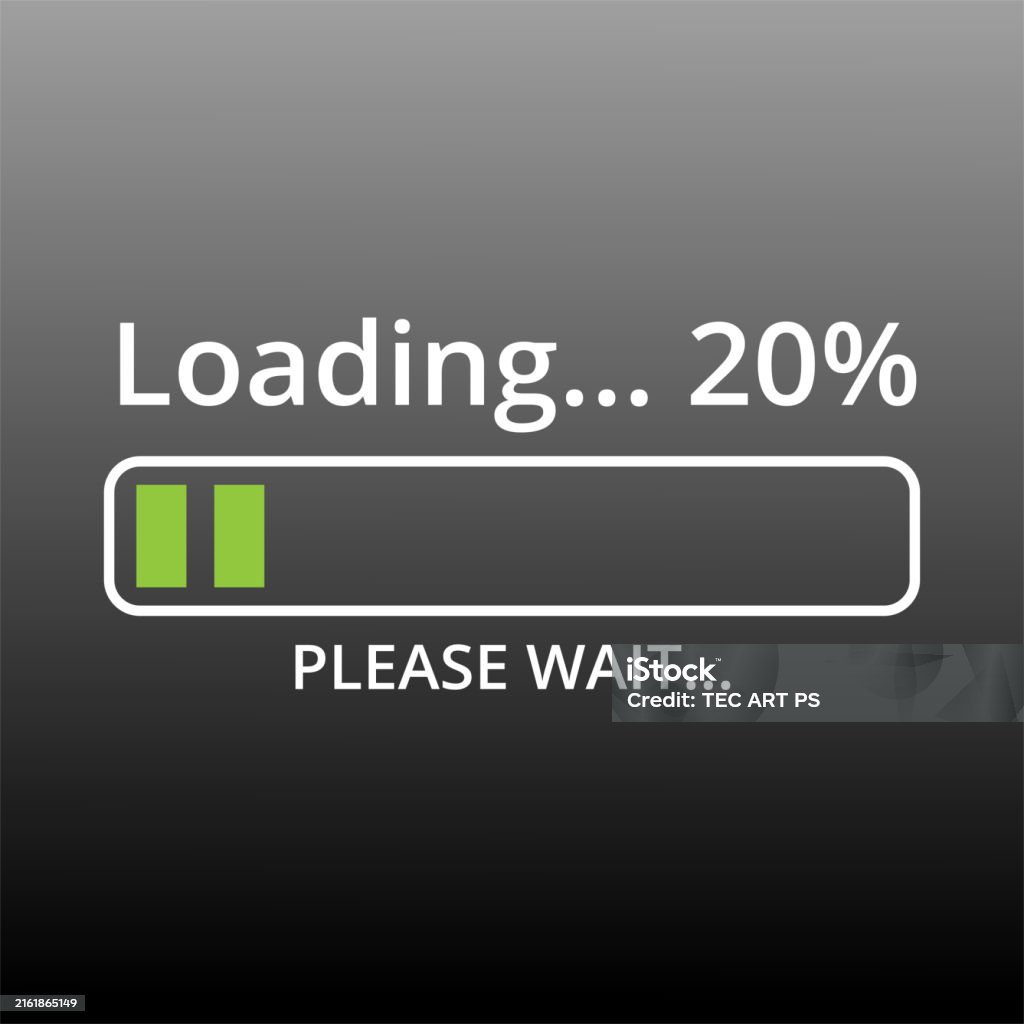 Loading Progress's Vector Loading Progress Bar 20 Stock Illustration - Download Image Now ...