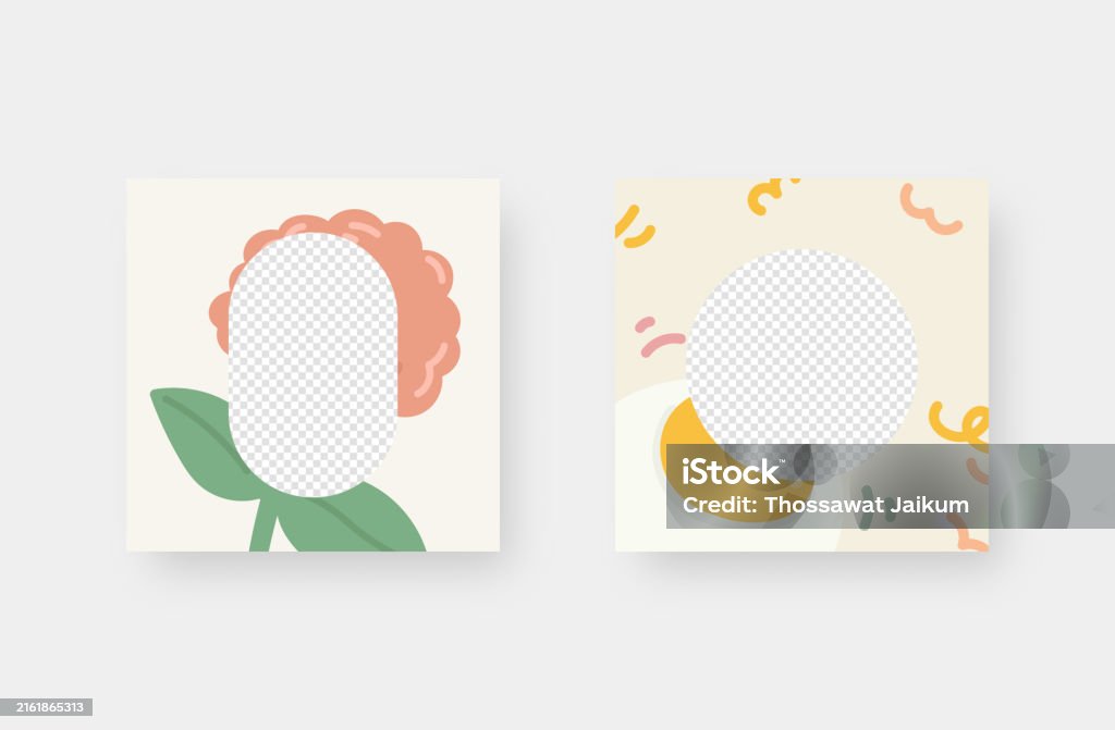 Post Simple Background Social Media Post Background Stock Illustration - Download Image Now ...