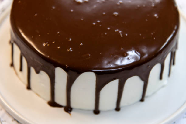 istock close-up of the chocolate cake 2161865637