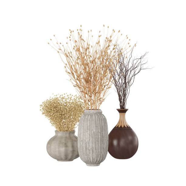 istock Dry Bouquets in three types of vases 2161867660