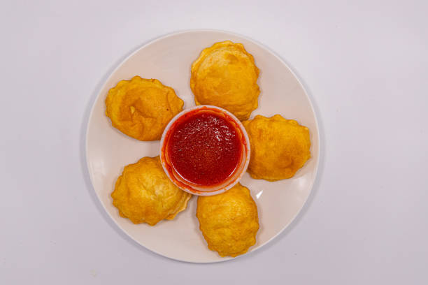 A variety of food items are displayed in an appetizing way.