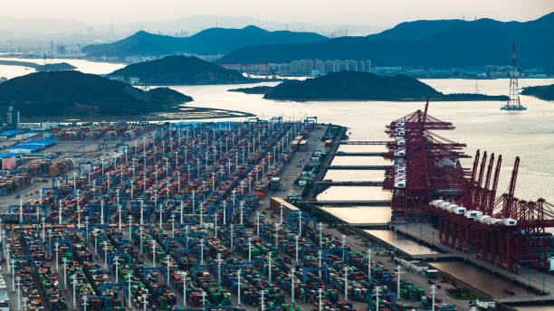 container terminal of Ningbo-Zhoushan Port