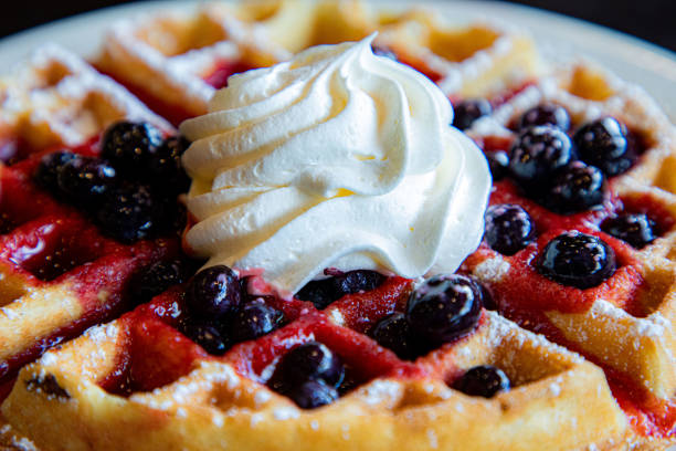 A variety of food items are displayed in an appetizing way.