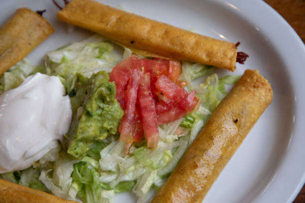 A variety of food items are displayed in an appetizing way.