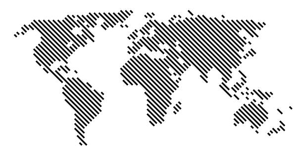 8 Bit Line Map 810+ 8 Bit World Map Stock Photos, Pictures & Royalty-Free Images - iStock