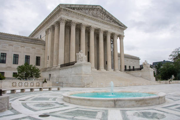istock Washington DC - Supreme Court & Fountain - Left Side 2161899760