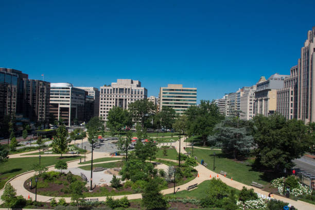 istock Washington DC - Franklin Park Wide View 2161899789