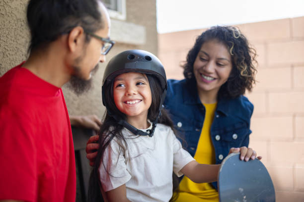istock Family outside townhome 2161902156