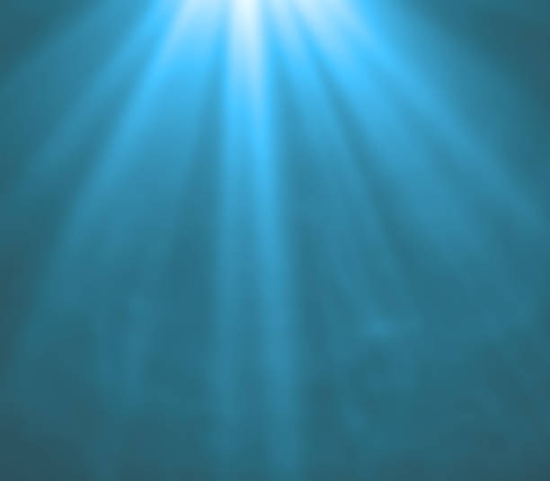 istock Aqua blue ray of light 2161906190